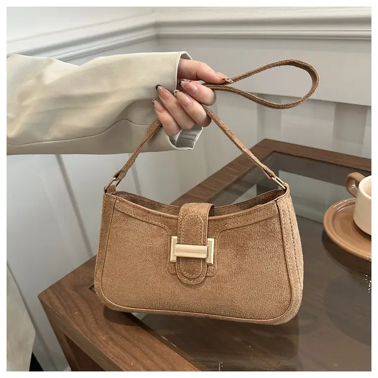 Vintage Crossbody Bag for Women 2025 Stitching Fashion — feature 15