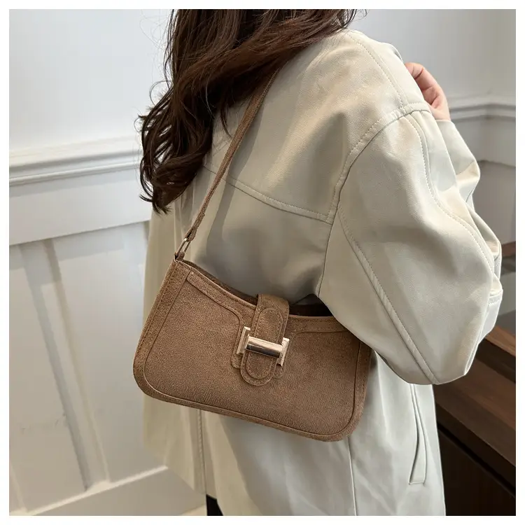 Vintage Crossbody Bag for Women 2025 Stitching Fashion — feature 16