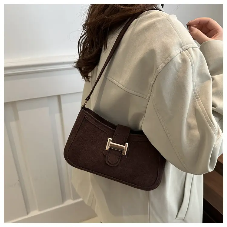 Vintage Crossbody Bag for Women 2025 Stitching Fashion — feature 17