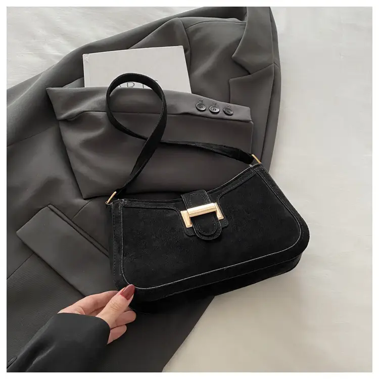 Vintage Crossbody Bag for Women 2025 Stitching Fashion - Image 2