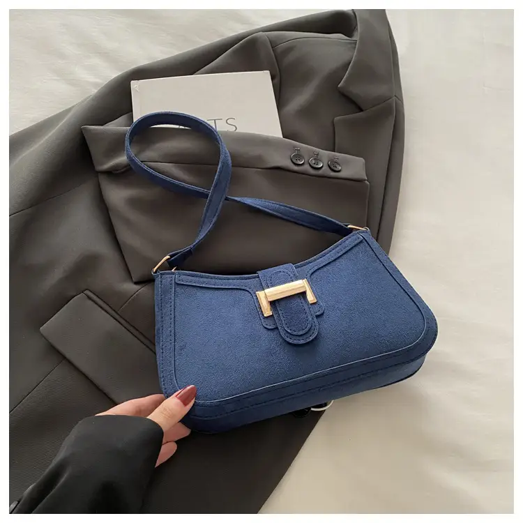 Vintage Crossbody Bag for Women 2025 Stitching Fashion - Image 5