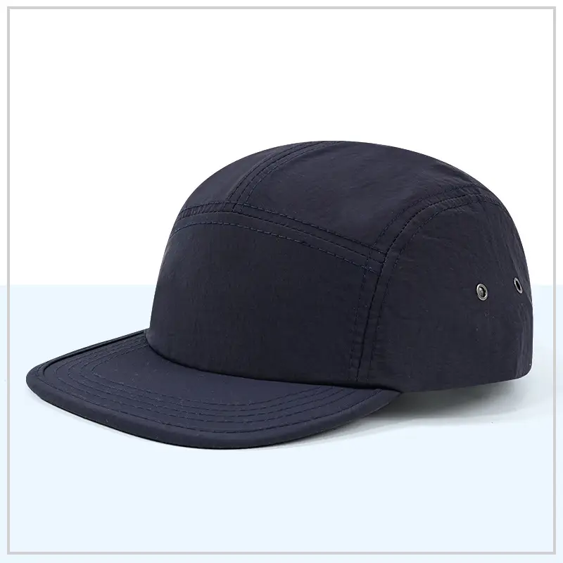 Beige Japanese Style Baseball Cap with Flat Brim - Image 2