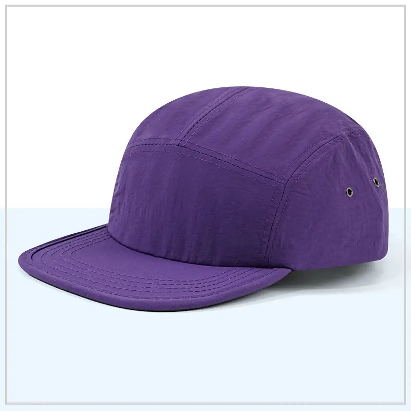 Beige Japanese Style Baseball Cap with Flat Brim - Image 4