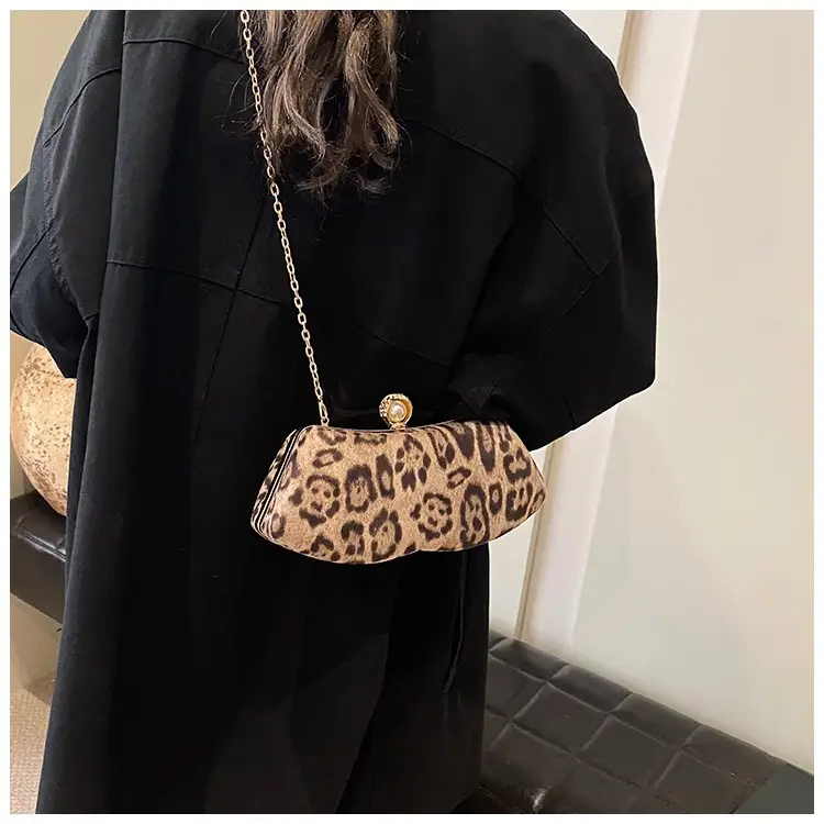 Leopard Print Chain Sling Bag for Women — feature 31