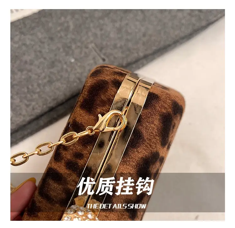 Leopard Print Chain Sling Bag for Women — feature 7
