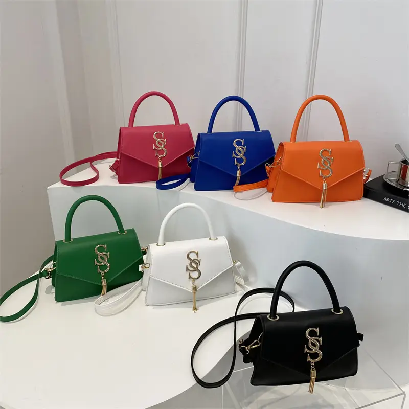 Women's Orange Tassel Crossbody Bag 2024 - Image 10
