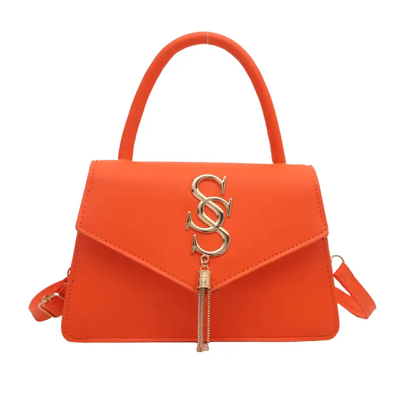 Women's Orange Tassel Crossbody Bag 2024 - Image 11