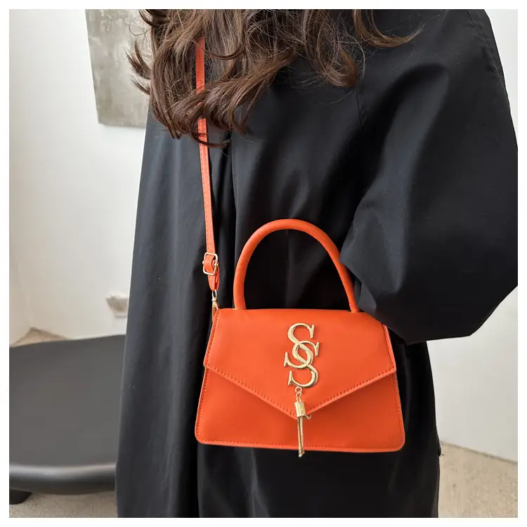 Women's Orange Tassel Crossbody Bag 2024 — feature 13