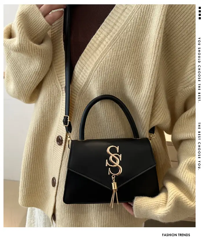 Women's Orange Tassel Crossbody Bag 2024 — feature 2