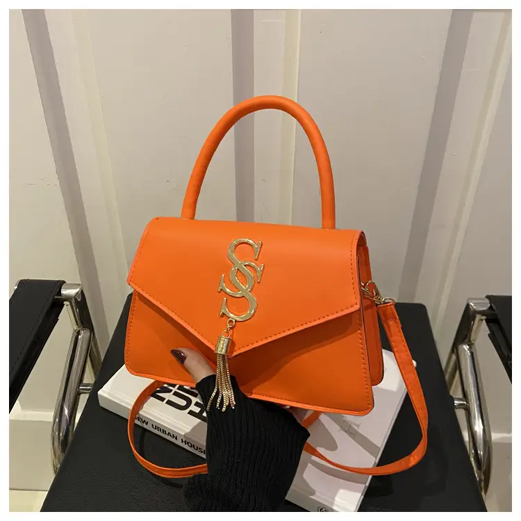 Women's Orange Tassel Crossbody Bag 2024 — feature 24