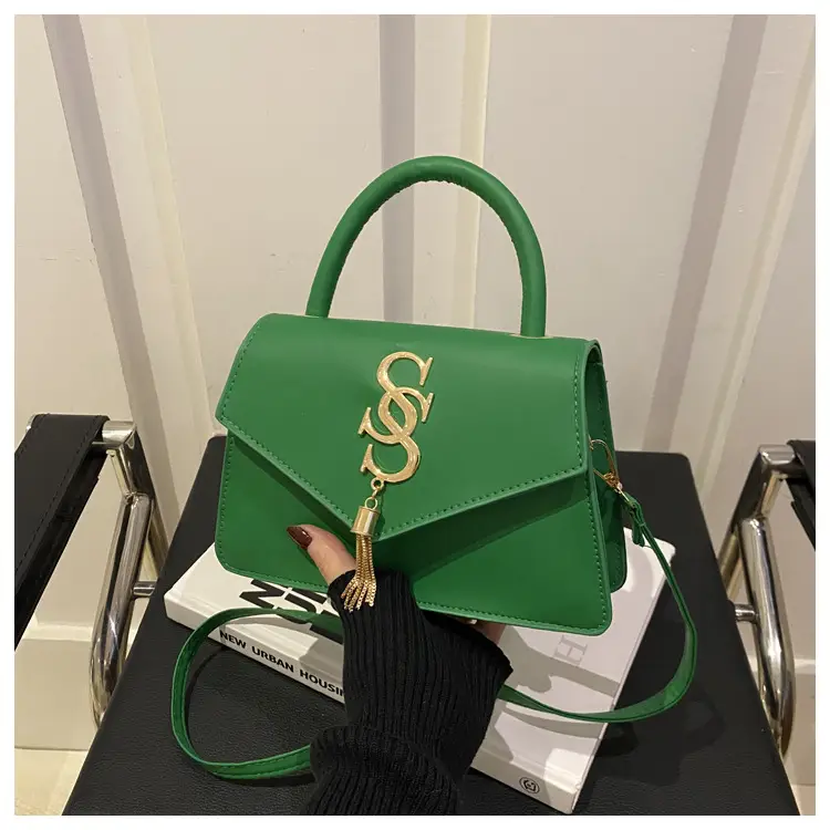 Women's Orange Tassel Crossbody Bag 2024 - Image 3