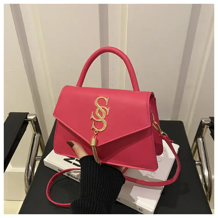 Women's Orange Tassel Crossbody Bag 2024 - Image 4