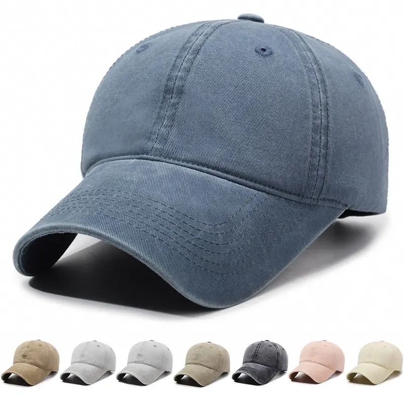 New Style Old Washed Soft Top Baseball Cap All-match Casual Men's and Women's Light Plate Cap