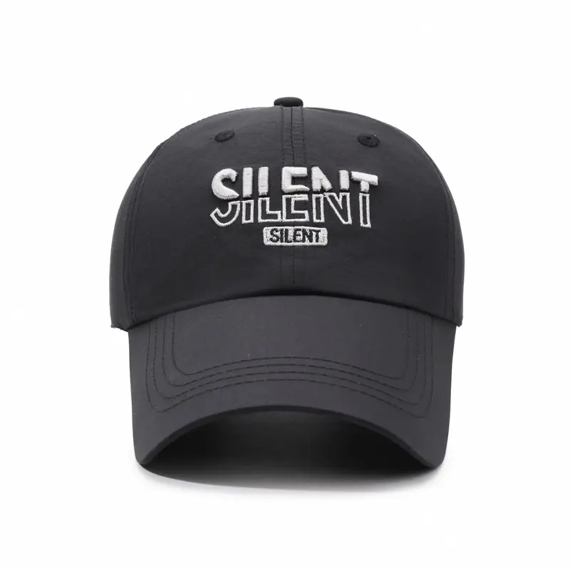 White Embroidered Baseball Cap for Men Women Casual Summer
