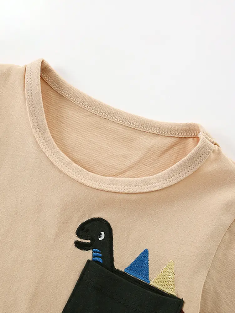 Malwee Boys T-Shirt Summer Short Sleeve Casual Round Neck - Image 3