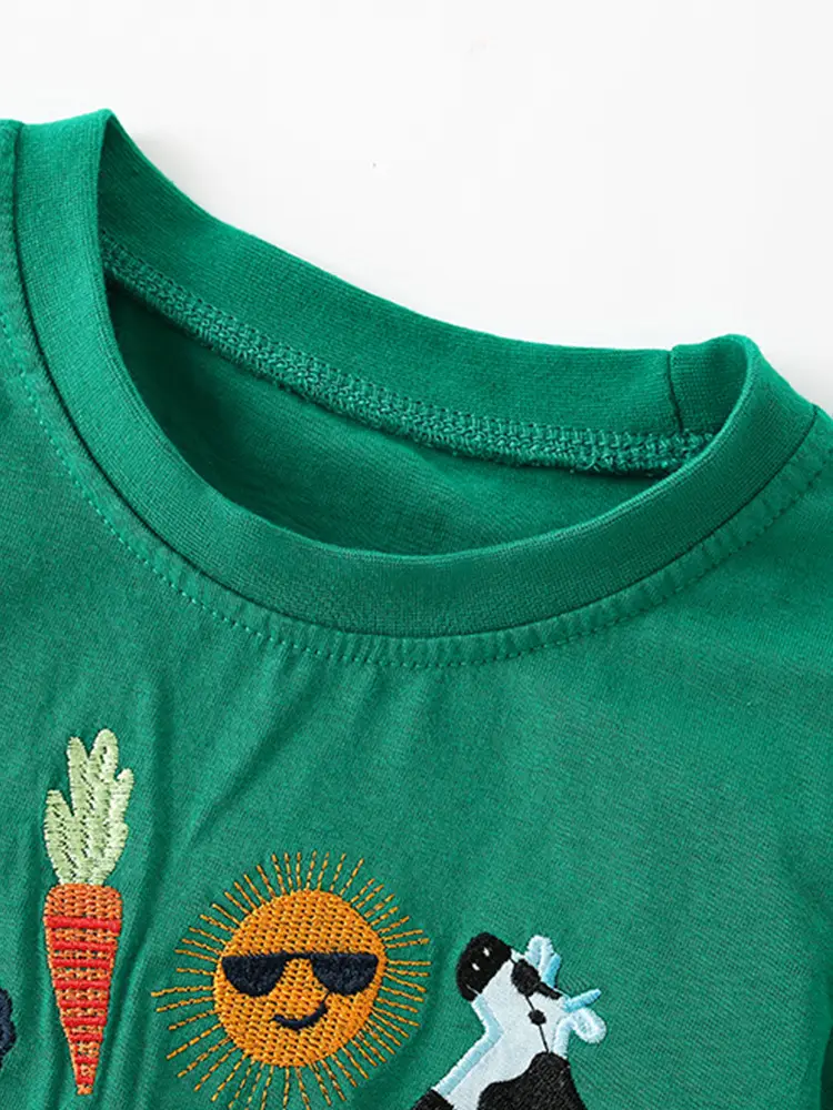 Malwee Boys Green T-Shirt Summer Wear - Image 3