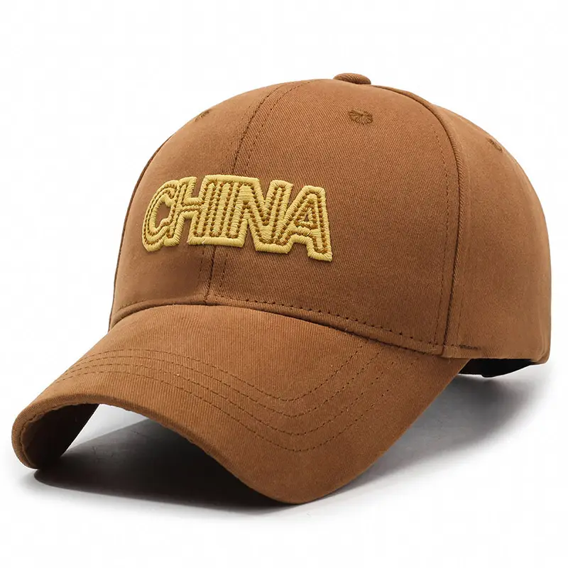 China Embroidered Women's Black Cap with Gold Trim - Image 5