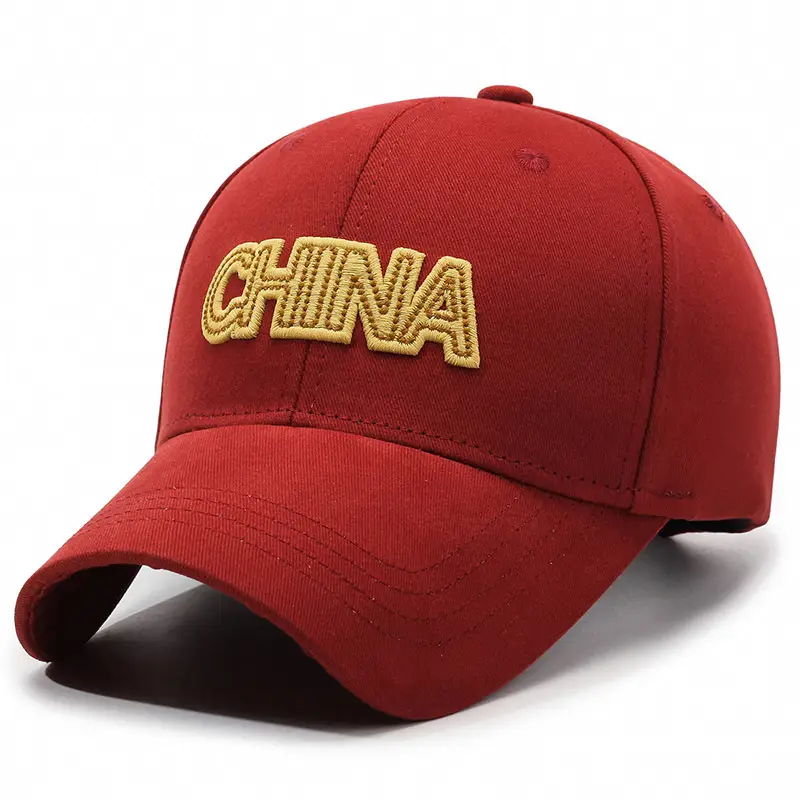 China Embroidered Women's Black Cap with Gold Trim - Image 6