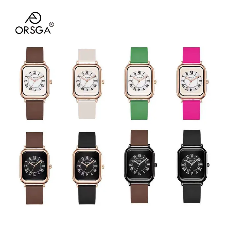ORSGA Black Square Women's Quartz Watch — feature 14