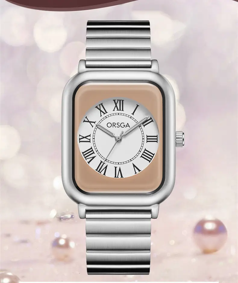 ORSGA Black Square Women's Quartz Watch — feature 5