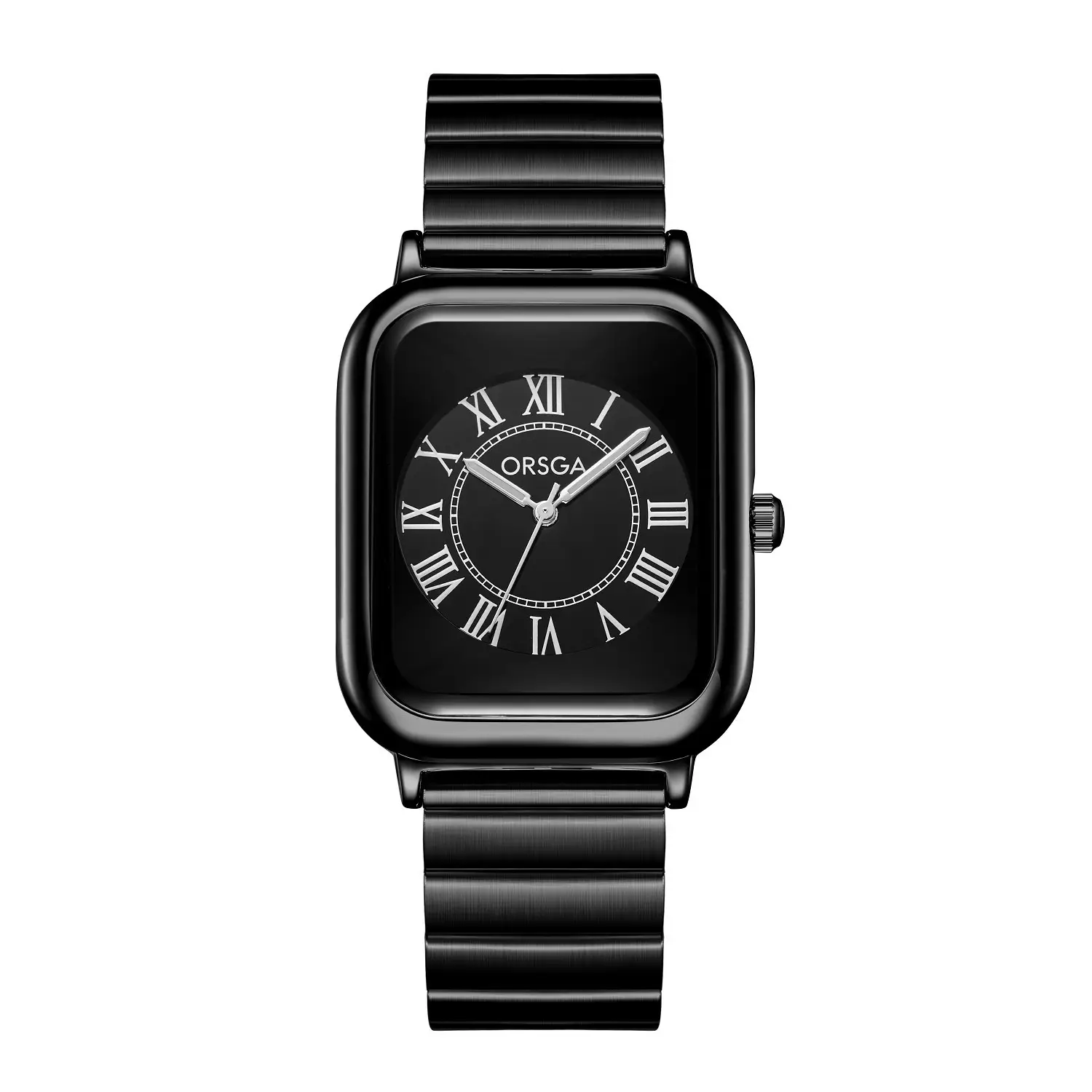 ORSGA Black Square Women's Quartz Watch - Image 2