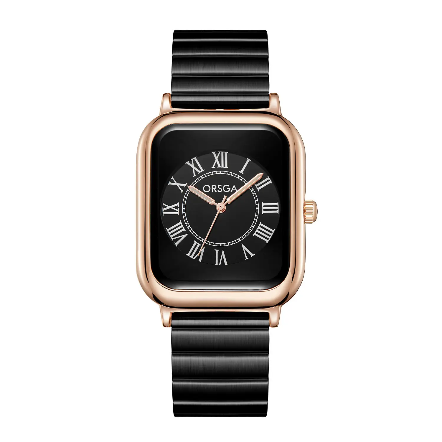 ORSGA Black Square Women's Quartz Watch - Image 3