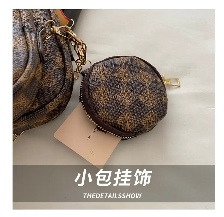 Nakamu Crossbody Bag Plaid Chain Shoulder Bag — feature 7