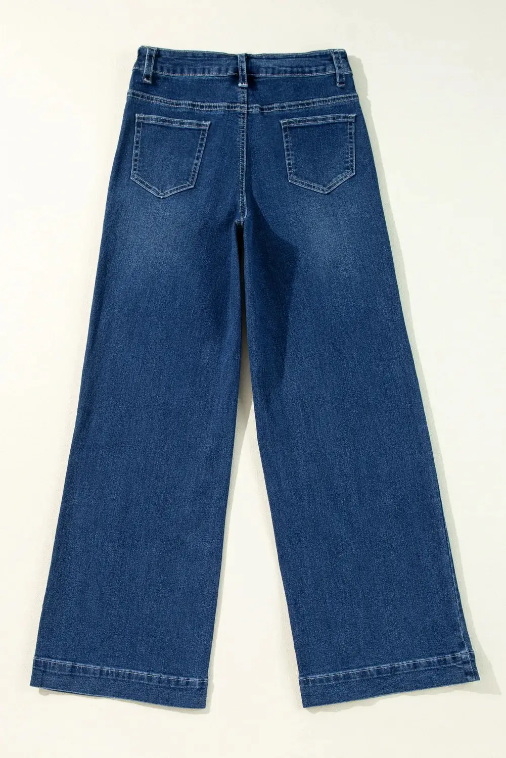 Women High Waist Wide Leg Jeans Light Blue Spring 2025 — feature 11