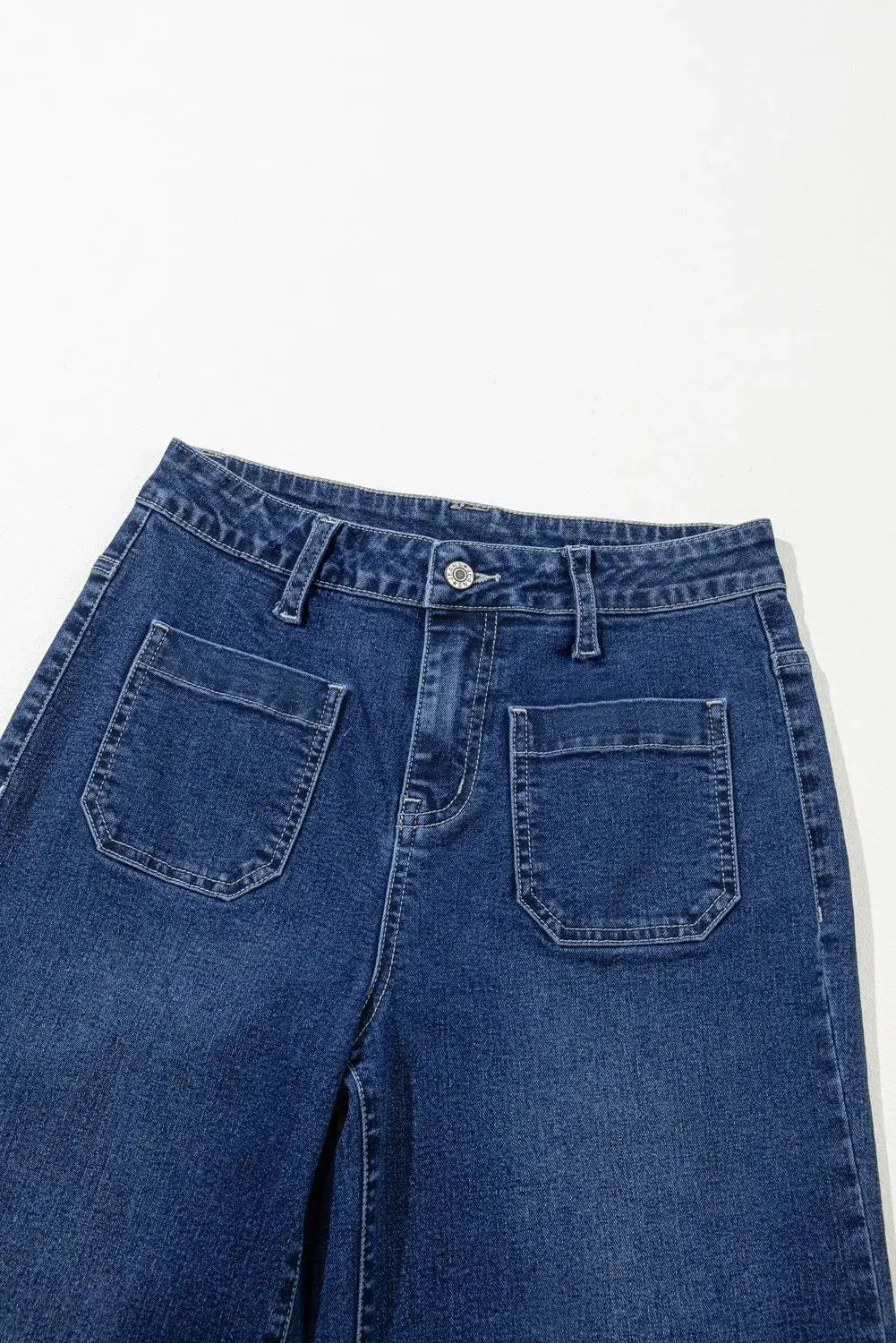 Women High Waist Wide Leg Jeans Light Blue Spring 2025 — feature 21