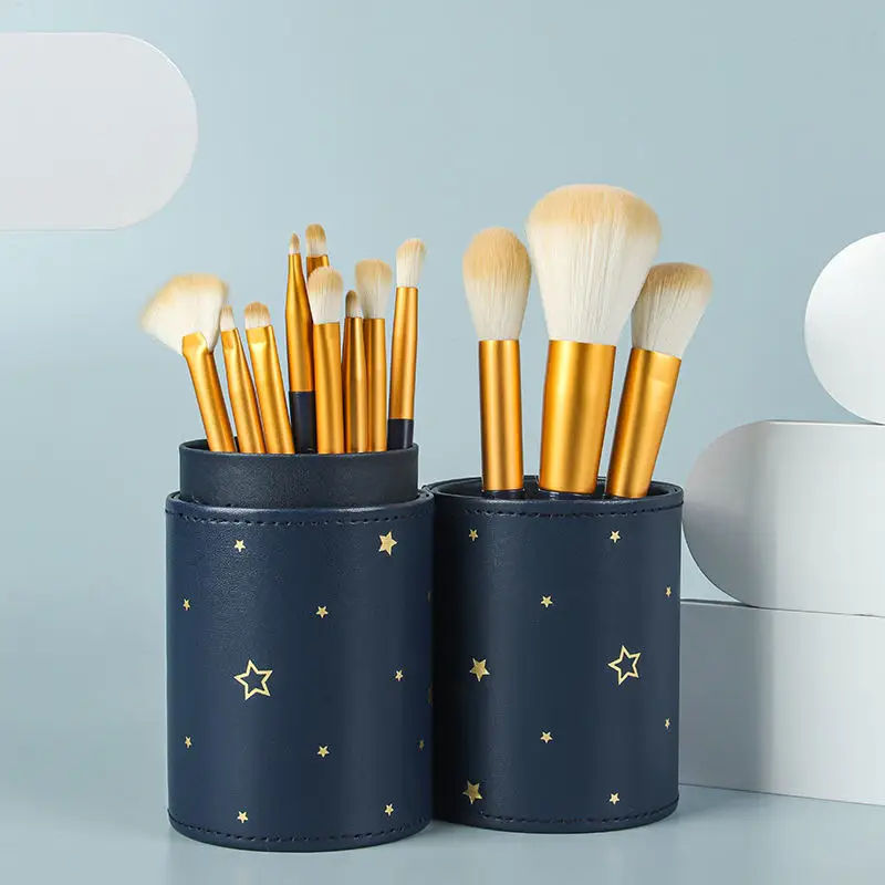 12-Piece Makeup Brush Set for Blush, Eyeliner, Concealer, Foundation, Contouring, Loose Powder - Image 2