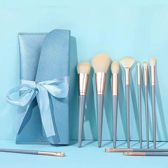 12-Piece Makeup Brush Set for Blush, Eyeliner, Concealer, Foundation, Contouring, Loose Powder - Image 7