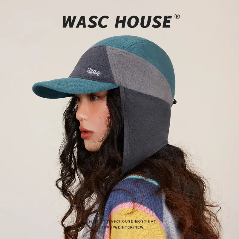 Wasc House Fleece Lined Baseball Cap Windproof Ski Sports Cap - Image 6