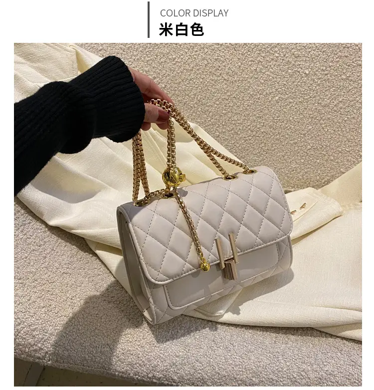White Diamond Embroidery Crossbody Bag for Women — feature 13