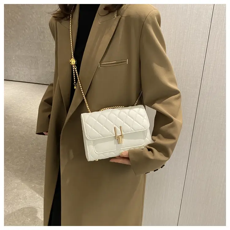 White Diamond Embroidery Crossbody Bag for Women — feature 29