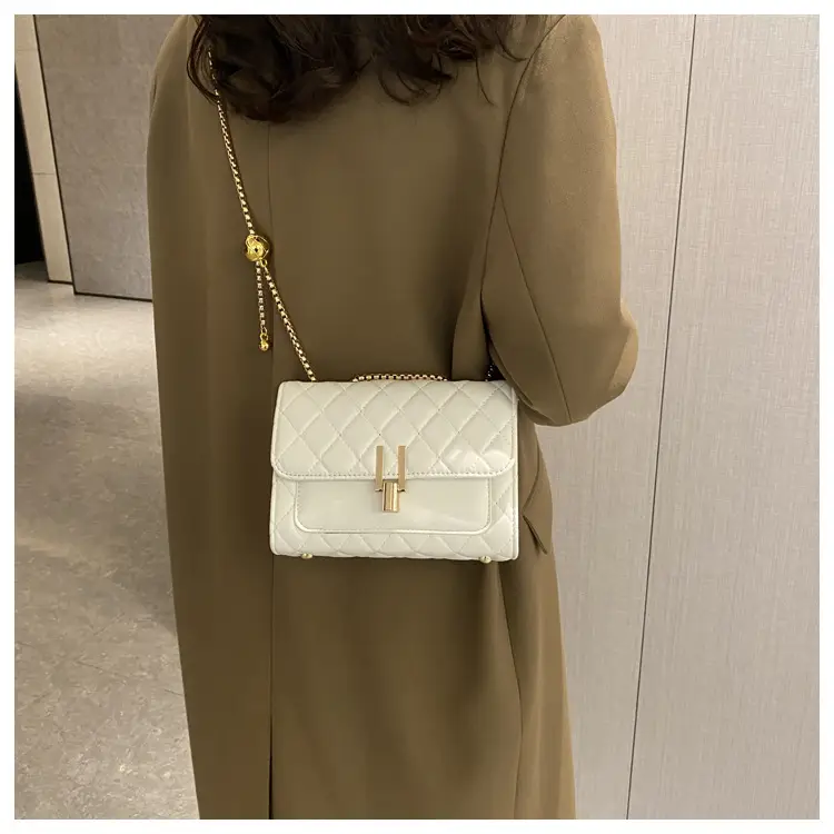White Diamond Embroidery Crossbody Bag for Women — feature 31