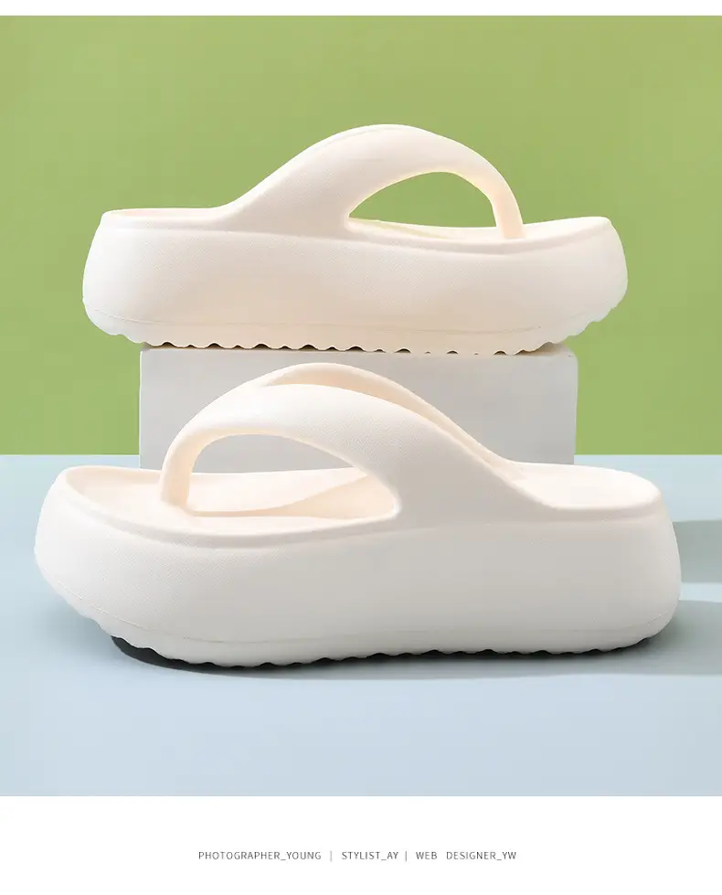 Women's Flip-Flops with Height Increase, Non-Slip Eva Slippers for Outdoor Use, Odor-Resistant, Versatile Sandals with a Soft Stepping Feel, Birkenstock-Style Sandals — feature 10