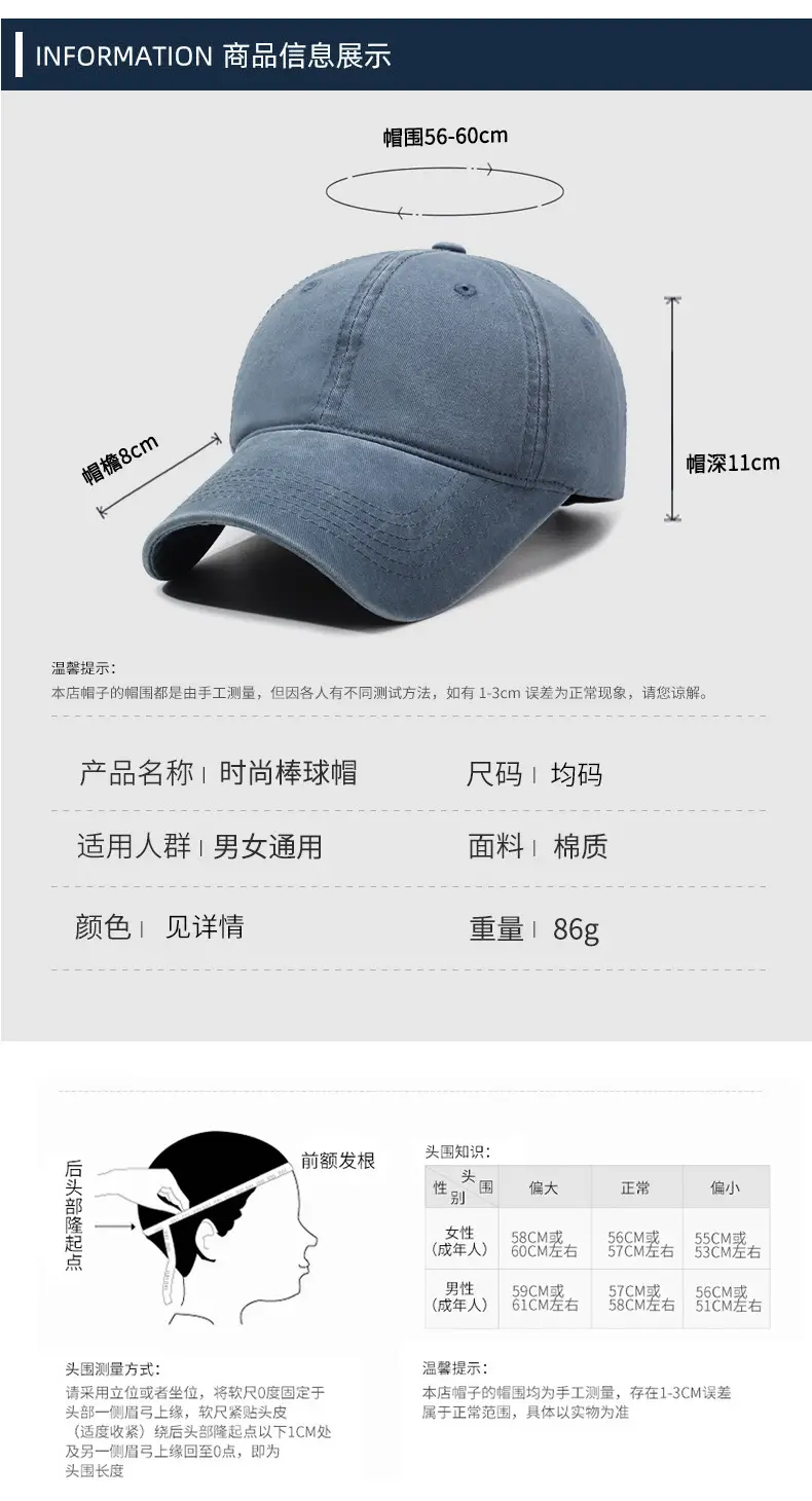Light Grey Baseball Cap for Men Women Travel Sunshade — feature 6