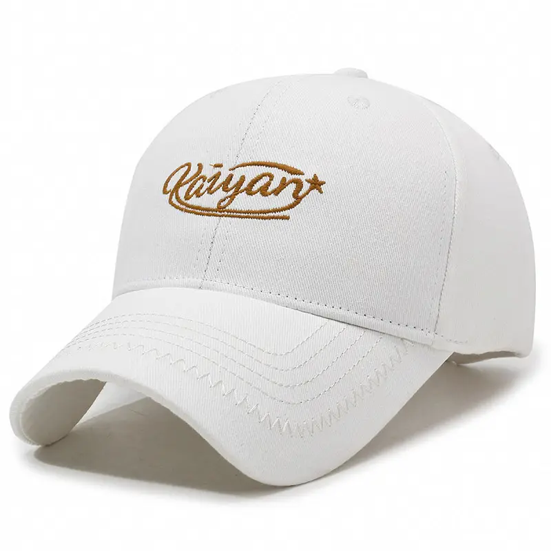 Women's Pink Embroidered Baseball Cap with Curved Brim - Image 2