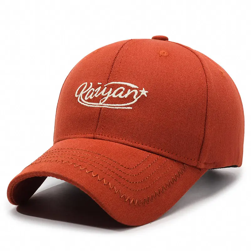 Women's Pink Embroidered Baseball Cap with Curved Brim - Image 6