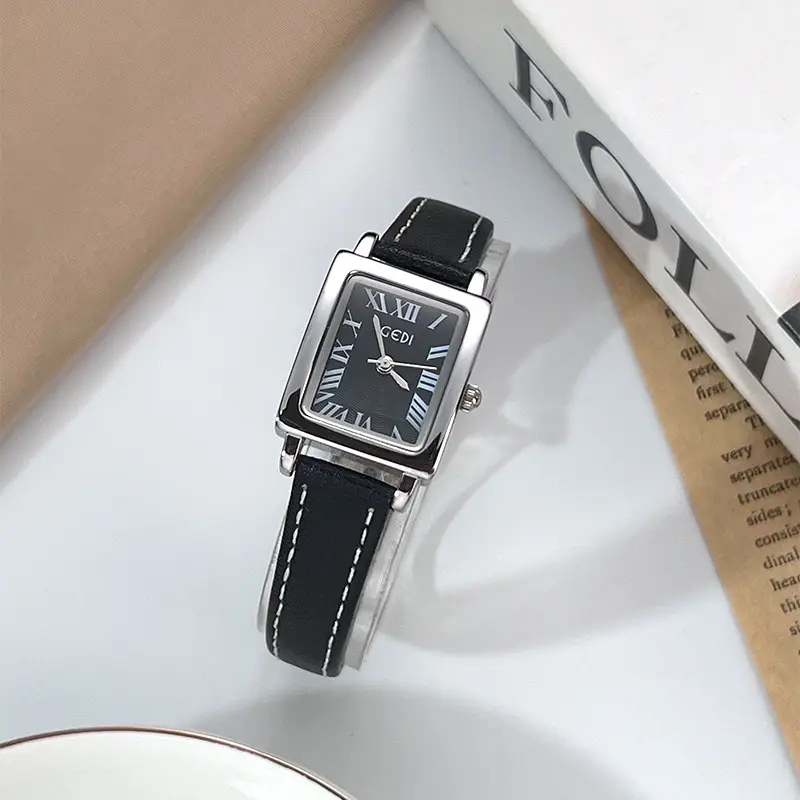 Gold Retro Square Watch for Women Waterproof Quartz - Image 8