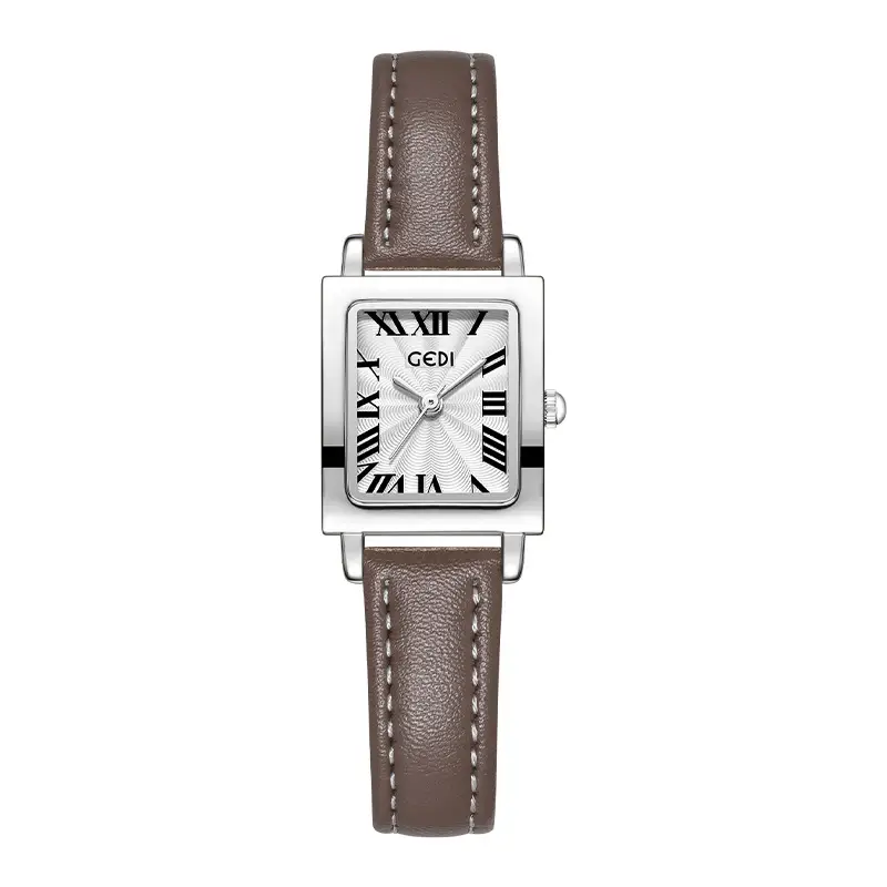 Gold Retro Square Watch for Women Waterproof Quartz - Image 2