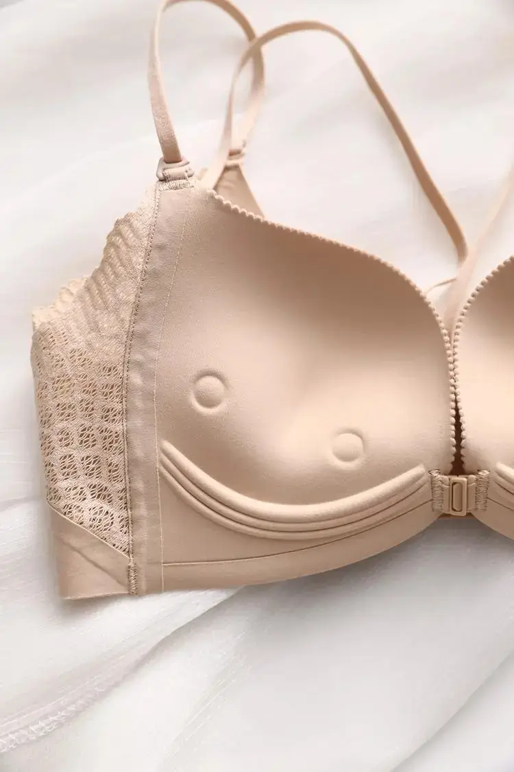 Japanese Front-Clasp Bra, Seamless Beauty Back, Wireless Bra, Minimizer for Large Busts, Seamless Women's Smooth Push-Up Bra — feature 6