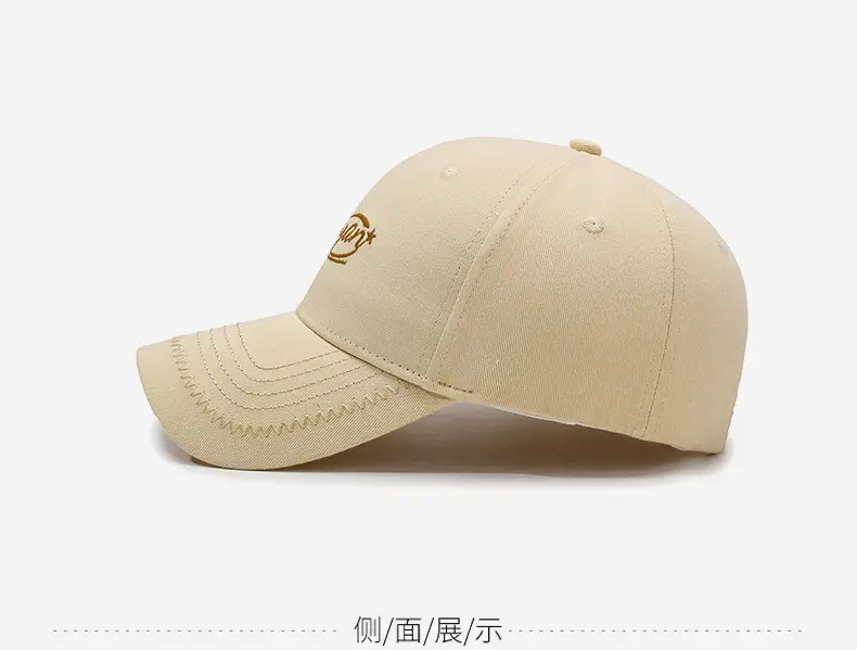 Pink Korean Embroidered Baseball Cap for Women — feature 10