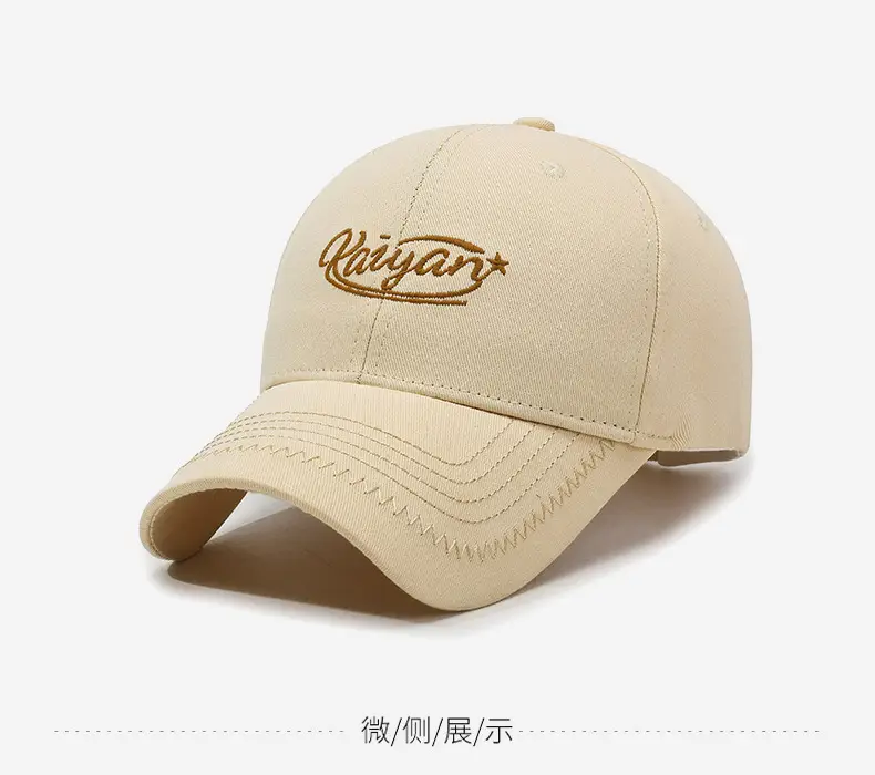 Pink Korean Embroidered Baseball Cap for Women — feature 9