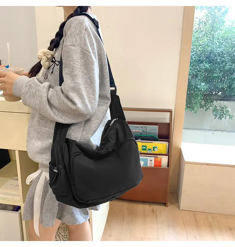 Pink Nylon Shoulder Bag for Women 2024 — feature 14