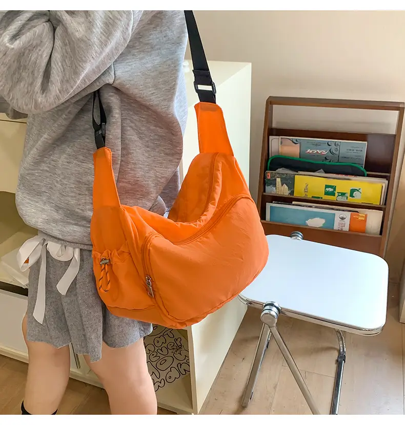 Pink Nylon Shoulder Bag for Women 2024 — feature 18