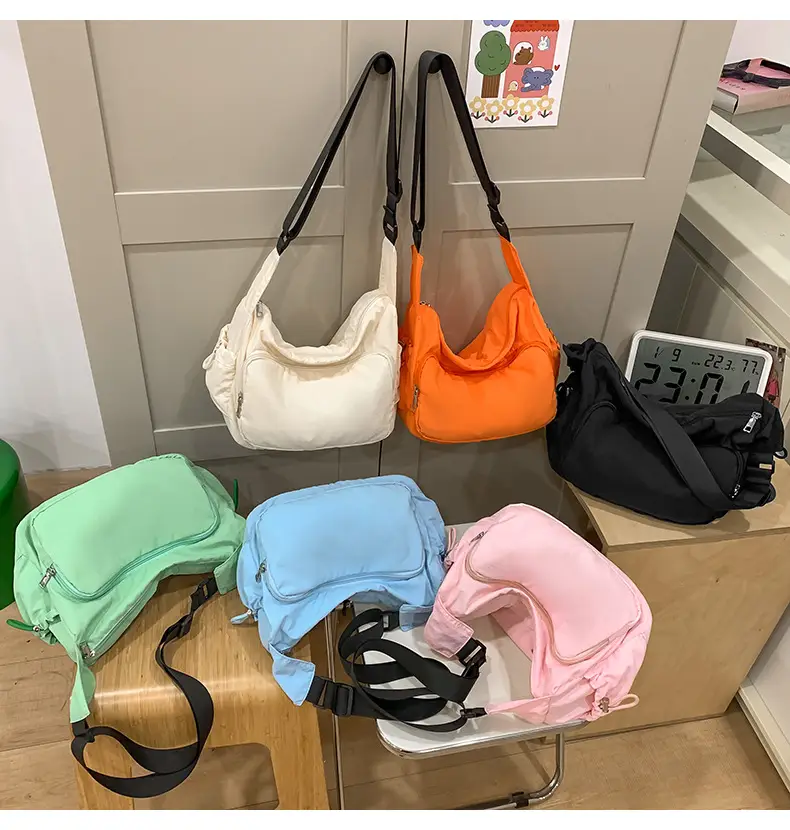 Pink Nylon Shoulder Bag for Women 2024 — feature 27