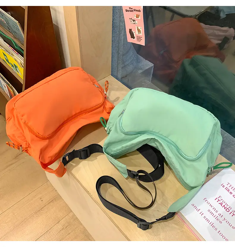 Pink Nylon Shoulder Bag for Women 2024 — feature 28
