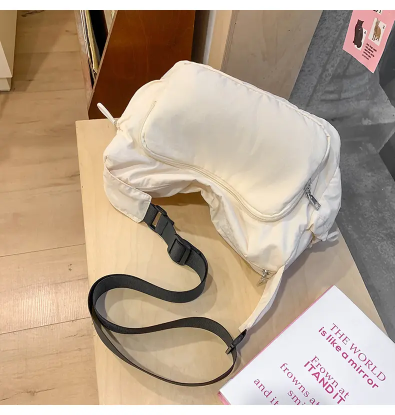 Pink Nylon Shoulder Bag for Women 2024 — feature 30
