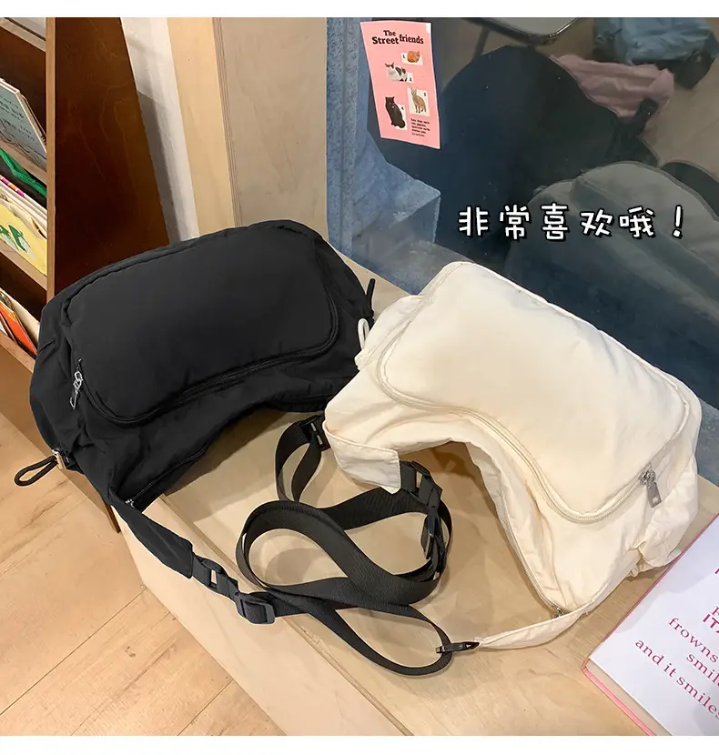 Pink Nylon Shoulder Bag for Women 2024 — feature 7